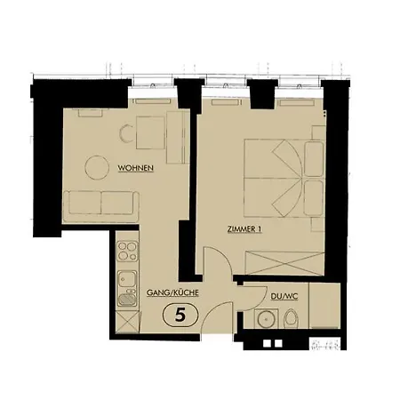 Belmont- Haus شقة *